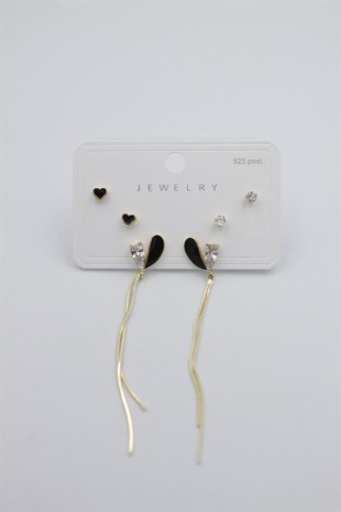 Çoklu Set Küpe - Altın Çoklu Set Küpe - Altın