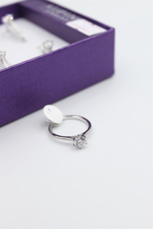 6'lı Kutu Xuping Yüzük - Gümüş 6'lı Kutu Xuping Yüzük - Gümüş