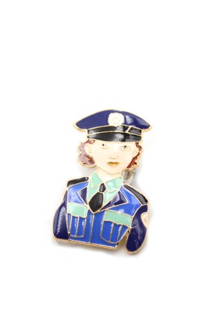 Polis Broş - Mavi Polis Broş - Mavi