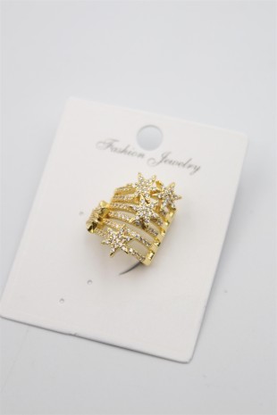 Taşlı Kıkırdak Küpe - Altın Taşlı Kıkırdak Küpe - Altın