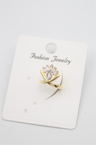 Taşlı Kıkırdak Küpe - Altın Taşlı Kıkırdak Küpe - Altın