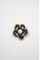 Çiçek Broş - Siyah