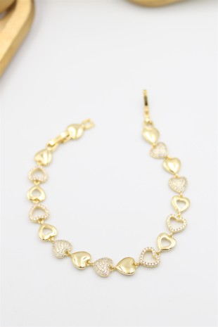 Kalp Xuping Vip Bileklik - Altın