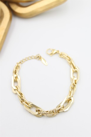 Zincir Xuping Bileklik - Altın Zincir Xuping Bileklik - Altın