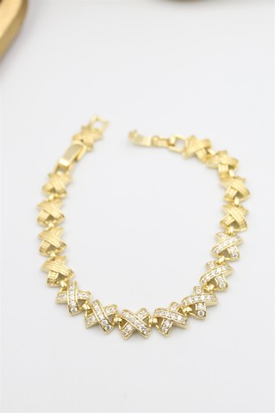 Taşlı Xuping Bileklik - Altın Taşlı Xuping Bileklik - Altın