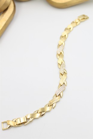 Taşlı Xuping Bileklik - Altın Taşlı Xuping Bileklik - Altın