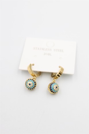 Nazar Küpe - Altın Nazar Küpe - Altın