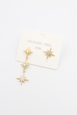 Kuzey Yıldızı Küpe - Altın Kuzey Yıldızı Küpe - Altın