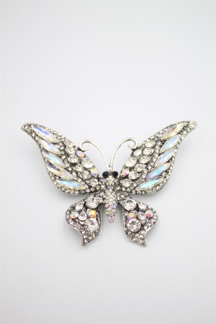 Kelebek Broş - Gümüş Kelebek Broş - Gümüş