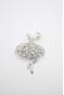 Balerin Broş - Gümüş