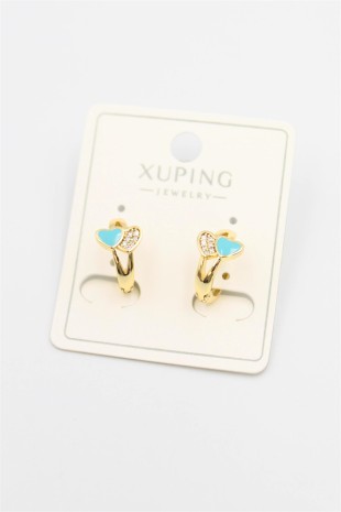 Kalp Küpe - Altın Kalp Küpe - Altın