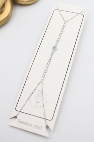 Taşlı Nazar Şahmeran - Gümüş Taşlı Nazar Şahmeran - Gümüş