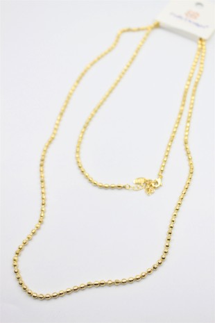 Dorika Zincir Kolye- 90 cm - Altın Dorika Zincir Kolye- 90 cm - Altın
