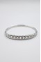 Taşlı Vip Bilezik - Gümüş