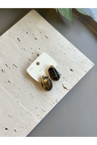 Taşlı Küpe - Yeşil Taşlı Küpe - Yeşil