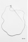 Yılan Zincir Kolye - 60cm - Gümüş