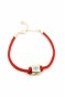 Küp İp Bileklik - Kırmızı