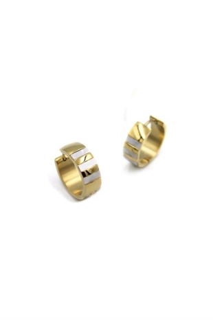 Sedef Halka Küpe - Altın Sedef Halka Küpe - Altın