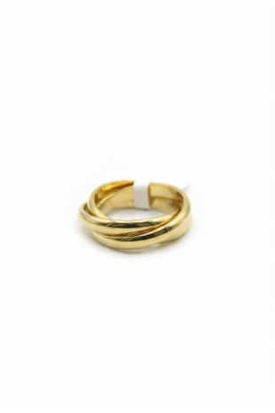 6'lı Çelik Alyans Yüzük - Altın 6'lı Çelik Alyans Yüzük - Altın