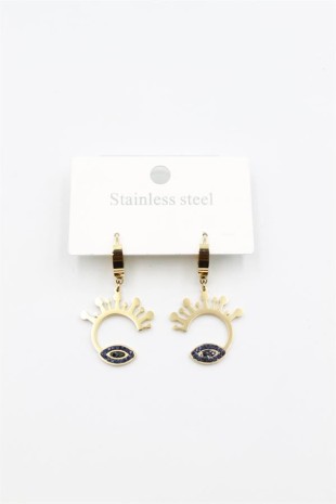 Göz Küpe - Altın Göz Küpe - Altın