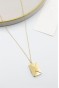 Mektup Kolye - Altın