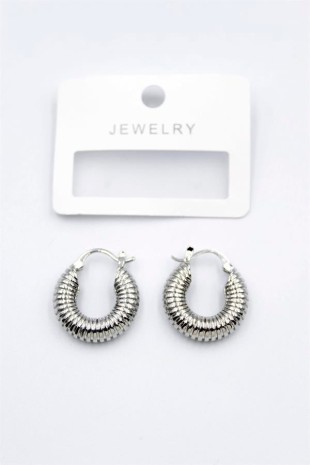 Halka Küpe - Gümüş