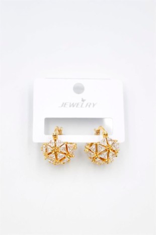 Baget Çanta Küpe - Altın Baget Çanta Küpe - Altın