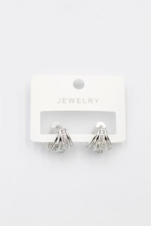 Taşlı Küpe - Gümüş Taşlı Küpe - Gümüş