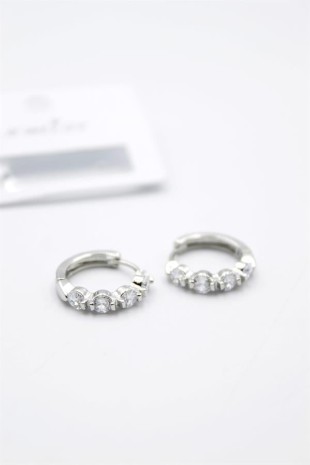 Taşlı Küpe - Gümüş Taşlı Küpe - Gümüş