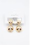 Baget Taşlı Küpe - Altın