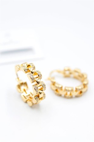 RL Halka Küpe - Altın RL Halka Küpe - Altın