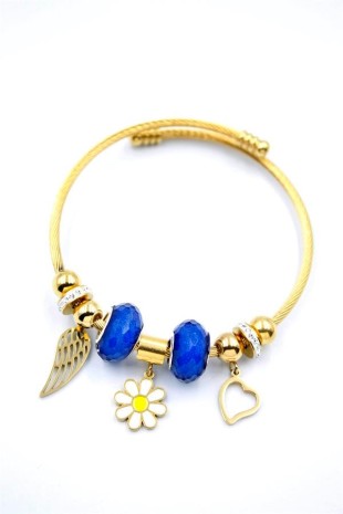 Papatya Charm Bilezik - Altın