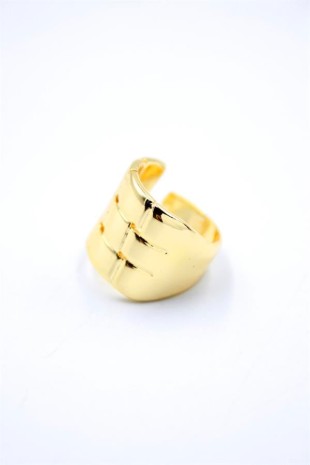 Üç Halkalı Yüzük - Altın Üç Halkalı Yüzük - Altın