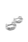 3'lü Halka Küpe -Büyük Boy - Gümüş
