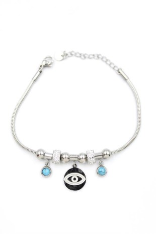 Göz Charm Bileklik - Gümüş
