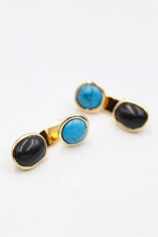 Taşlı Küpe - Altın Taşlı Küpe - Altın