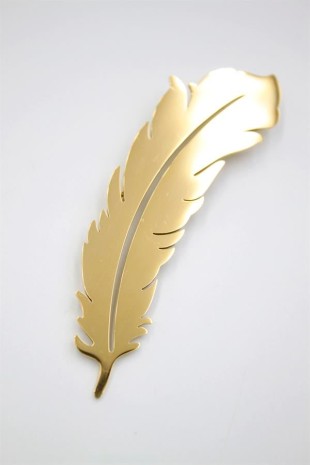 Çelik Tüy Broş - Altın Çelik Tüy Broş - Altın