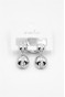 Baget Taşlı Küpe - Gümüş