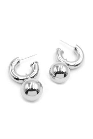 Top Küpe - Gümüş Top Küpe - Gümüş