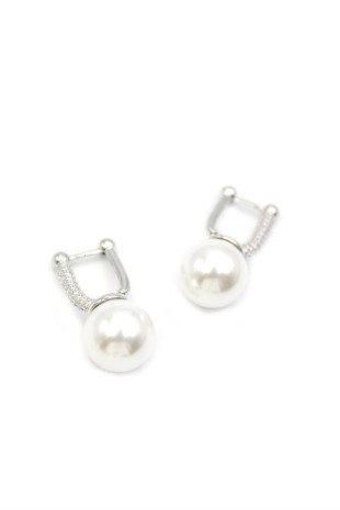 İnci Küpe - Gümüş