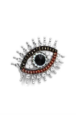 Göz Broş - Gümüş Göz Broş - Gümüş