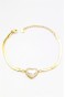 Kalp Bileklik - Altın Kalp Bileklik - Altın